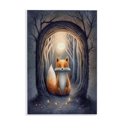 «Mystic Fox in Nature», art mural par The Dutch Lady
