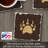 Bear Paw Single Tumbled Tile Coaster