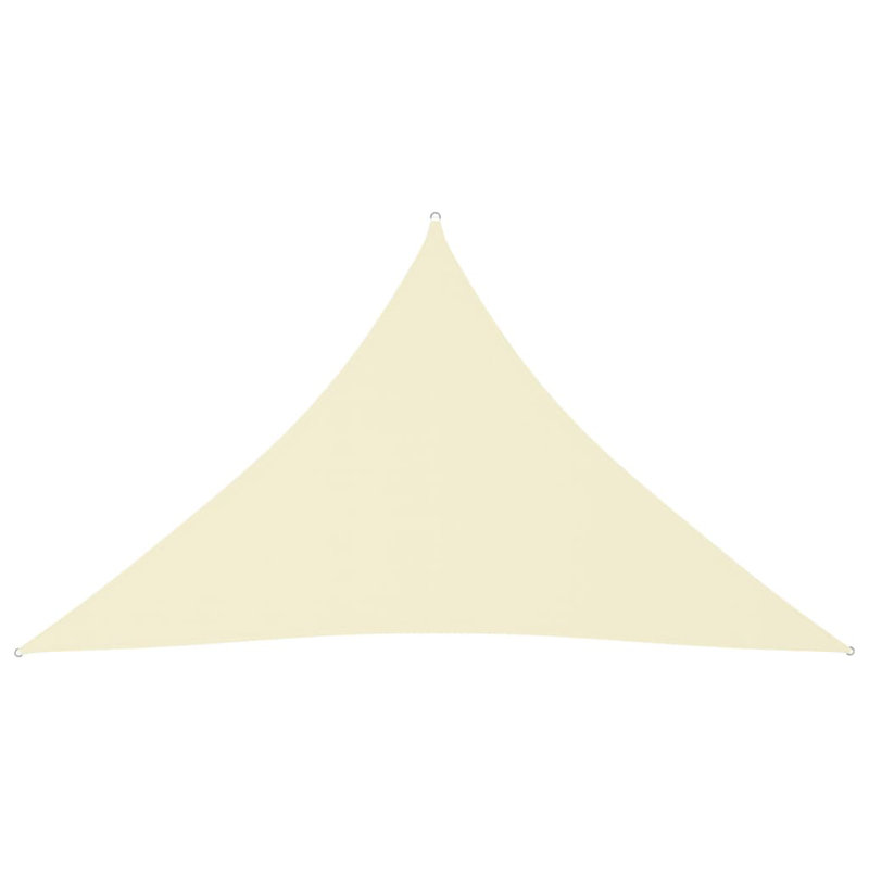 Rantoul 3.6m x 3.6m Triangular Shade Sail, Cream