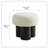 White Lamb Wool Seat, Barrel PVC Pipe With Black Ash Willow-333115167-333115164