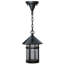 Luminaire suspendu cylindrique à 1 lumière