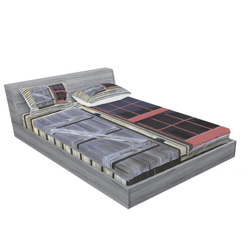 Microfiber Sheet Set, Queen Sheet Set with Fitted Sheet