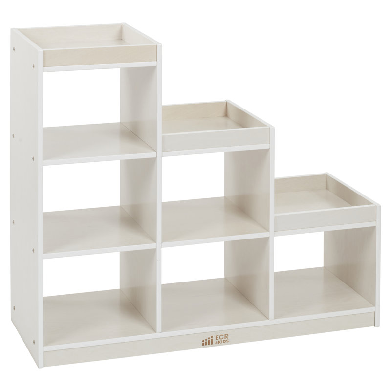 Armoire de rangement ECR4Kids 3-2-1, Blanc délavé