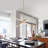 Burcker Aluminum Dimmable LED Modern Linear Chandelier-70693019-102743058