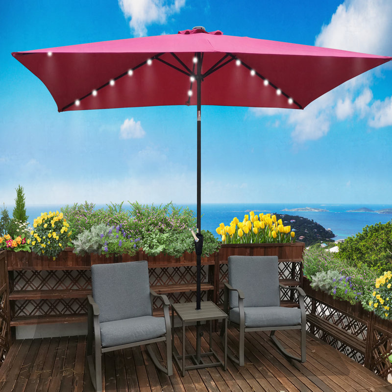 Parasols de marché extérieurs 10 x 6,5 t, Bourgogne