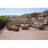 Chatsworth Outdoor 6 - Piece Teak Conversation Set
