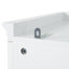 Meuble-lavabo autoportant de 71 pouces de hauteur avec portes et tiroirs à charnière amortissante