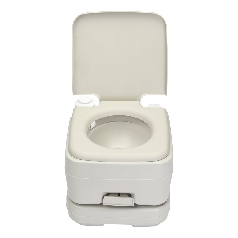 Toilette amovible portative 10L avec double sortie