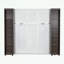 Grand lit escamotable mural avec portes de rangement-240671565