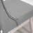 Counter Height Bar Stools Set Of 2, 180 Degree Swivel Barstools, 27" Seat Height Bar Chairs With Solid Wood Footres And Button Tufted Design, Grey