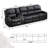 Vardie Faux Leather Power Reclining Sectional-100537850
