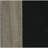 Sonoma Grey and Black Rectangular Sofa Table