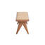 Banc en rotin et finition naturelle Velentina