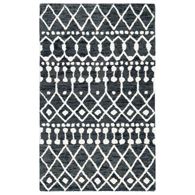 Dillard Hand Tufted Wool Geometric Rug