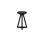 Artless Swivel Upholstered Counter Stool with Solid Wood Frame