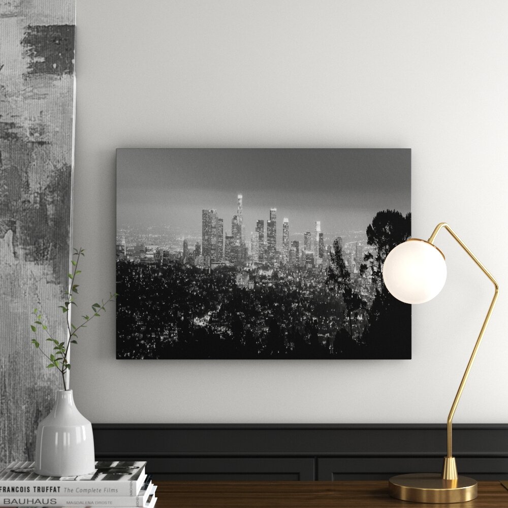 Leinwandbild „Los Angeles Skyline“, Fotodruck