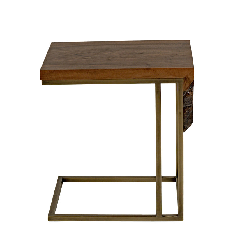 Solid Wood Top Single Coffee Table