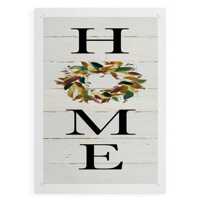 Couronne Home Home - impression sur toile seulement - NON-CADRE
