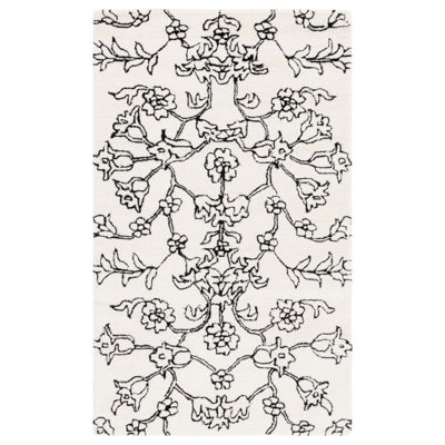 Fifth Avenue Hand Tufted New Zealand Wool Floral Rug