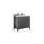 Teck d'Atlanta 36 po X P 22 po De salle de bain Marbre-103234000
