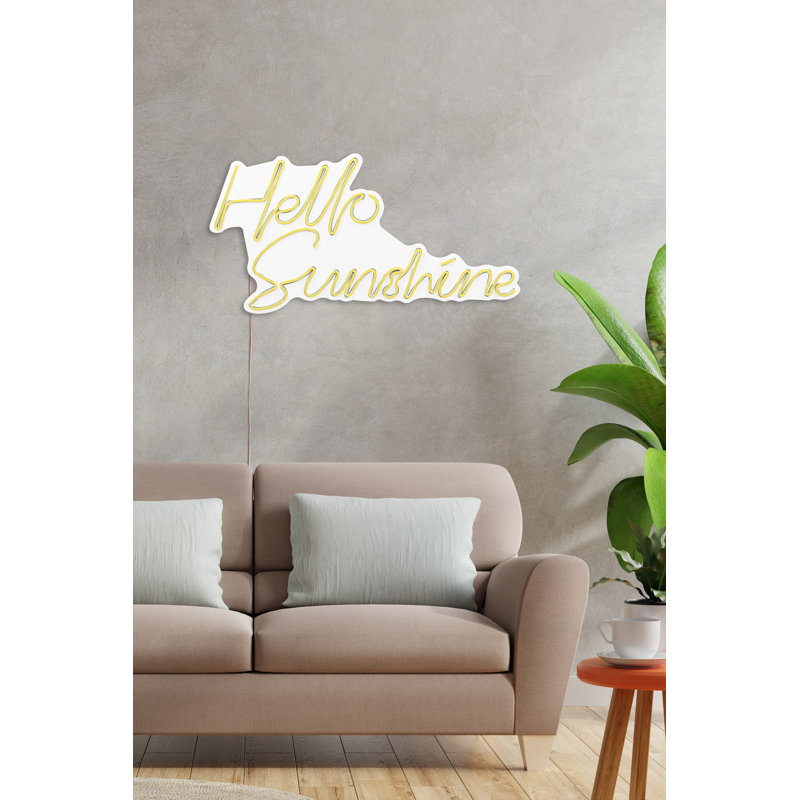 Bande lumineuse néon flexible, jaune, 24,4 x 12,6 x 0,8 pouces | Étanche IP67, 350 lumens, 4200K | Alimentation 12V DC, adaptateur 4A | Parfait pour l'éclairage décoratif, les fêtes et la décoration intérieure