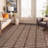 Bohemian Stripe Lines Shag Rug – Beige – Medium Pile, Soft Feel, Low Maintenance-609160971