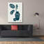 «Monochro bleu botanique croquis 8» par Anne Tavoletti, art mural sur toile-833200894