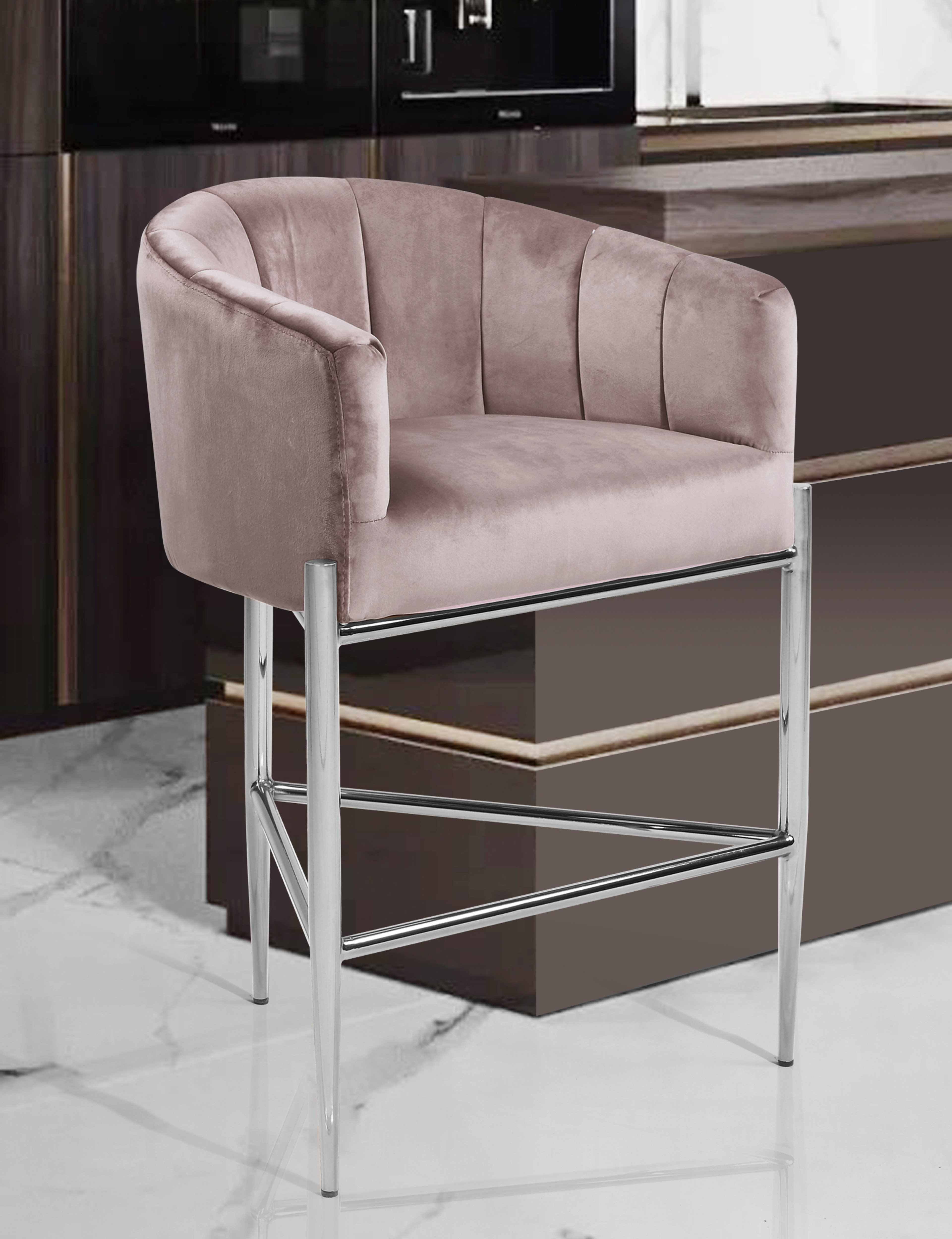 Mercer41 Lombard Stool & Reviews Wayfair