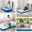 Matelas en mousse à mémoire de forme pliable en trois, matelas pliant de 4 pouces avec housse lavable, matelas pliable portable pour camping-car, tapis d'invité, rangement facile, 75 po x 54 po x 4 po-358998152