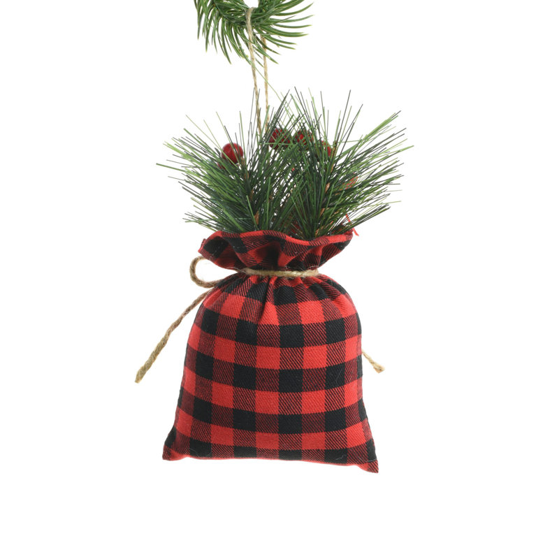 Sac-cadeau rouge "Merry Christmas" (paquet de 4)