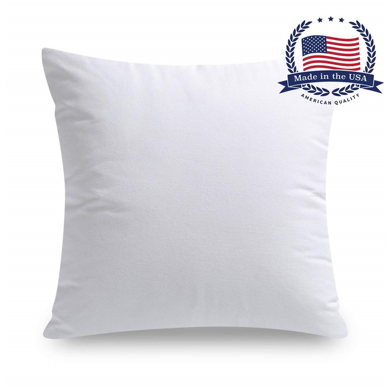 Decorative Square Throw Pillow Insert, Square 18"