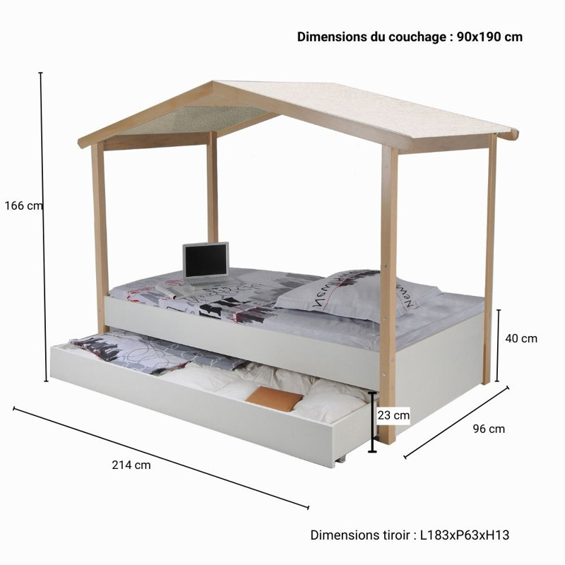 Hulbert Single (3') Cabin Bed House Beds