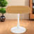 Compact Modern Dining Table, Oak Mdf Metal For Versatile Home Use