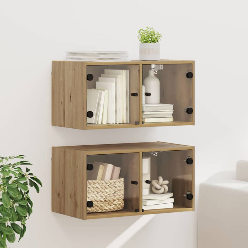 Wall Bathroom Cabinet, Artisan Oak