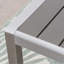 Outdoor Aluminum Dining Table With Faux Wood Top