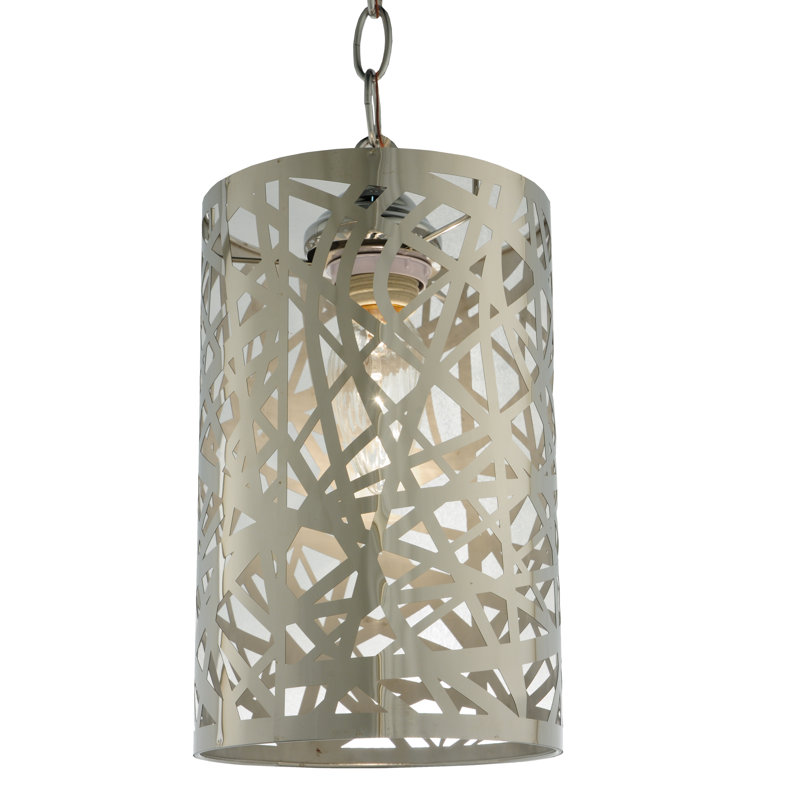 Luminaire suspendu cylindrique à 1 lumière Jahden