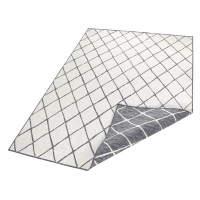 Malaga Flatweave Light Grey Rug