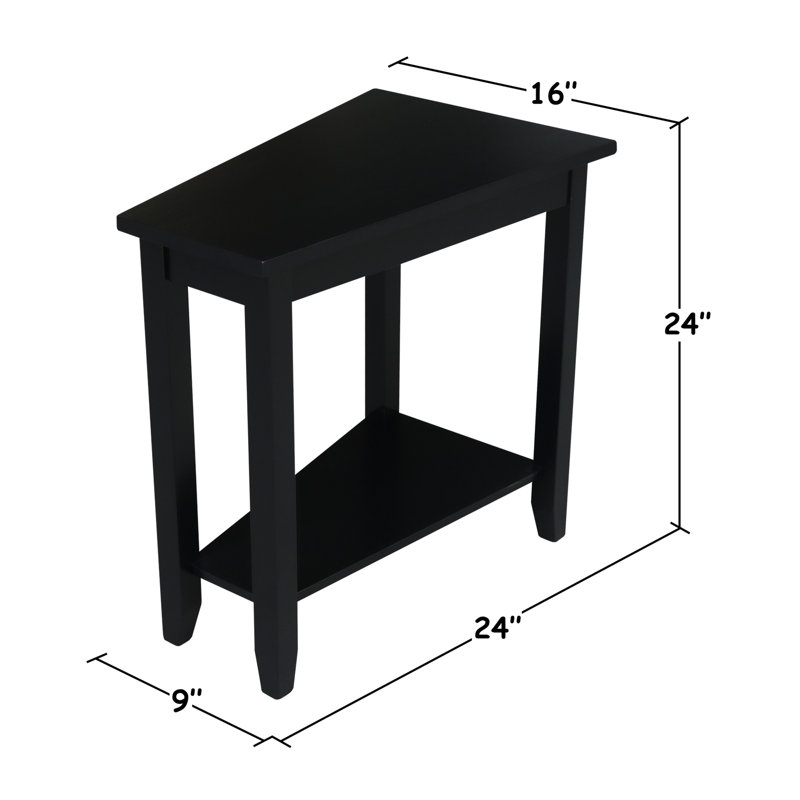 Table de bout Attar, Noir