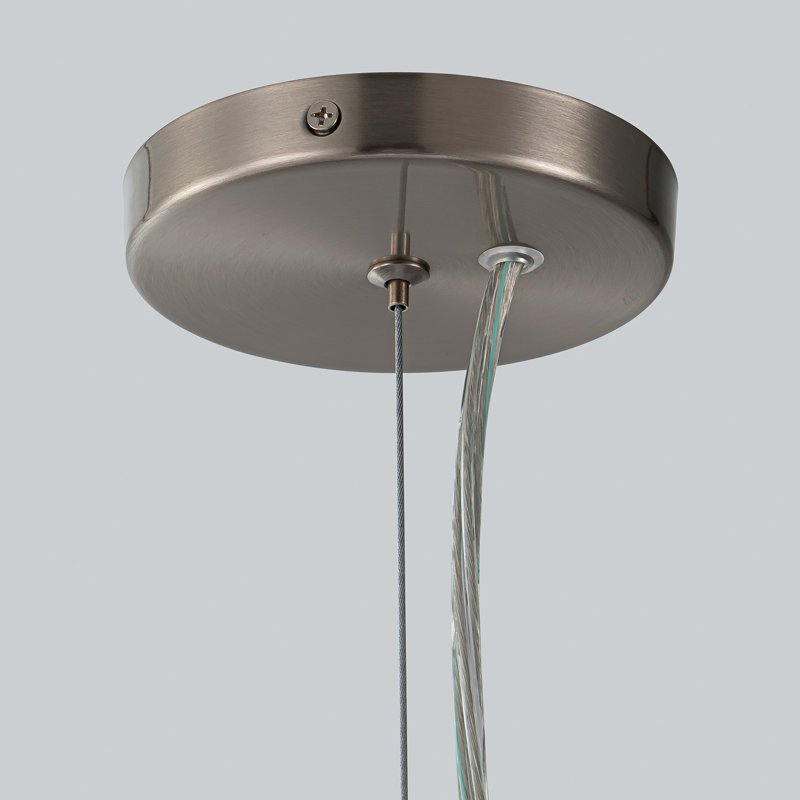 Mablean 12 - Light Dimmable Sputnik Sphere Chandelier, Brushed Nickel