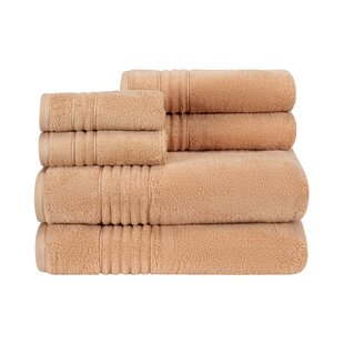 900 GSM 6-Piece Long Staple Combed Cotton Towel Set