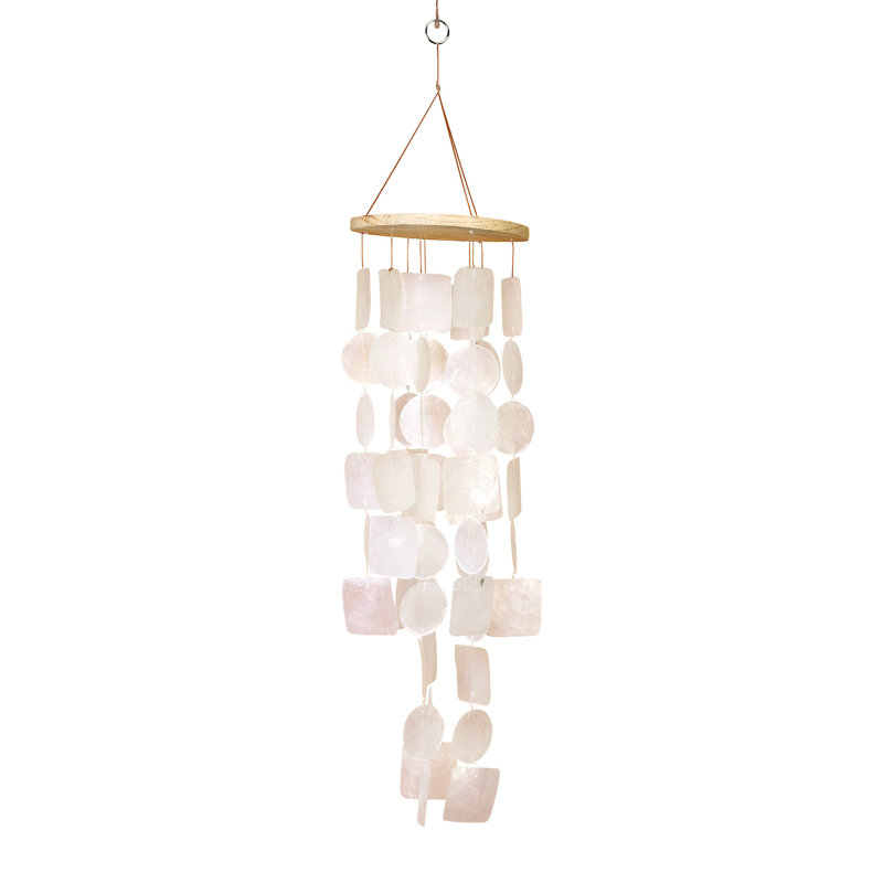 Stella Capiz Wind Chime in Natural