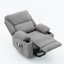 Fauteuil inclinable gris à télécommande chauffant et chauffant pour massage pour personnes âgées-1027931462