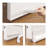 Under Door Draft Blocker - Door Draft Stopper 32 To 38 Inches - Weatherproofing Door Seal Strip - Draft Stopper For Bottom Of Door - Noice Reduction Sound Proof Door Draft Blocker White