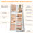 21.6'' Wide Freestanding MDF Jewelry Armoire-232934243