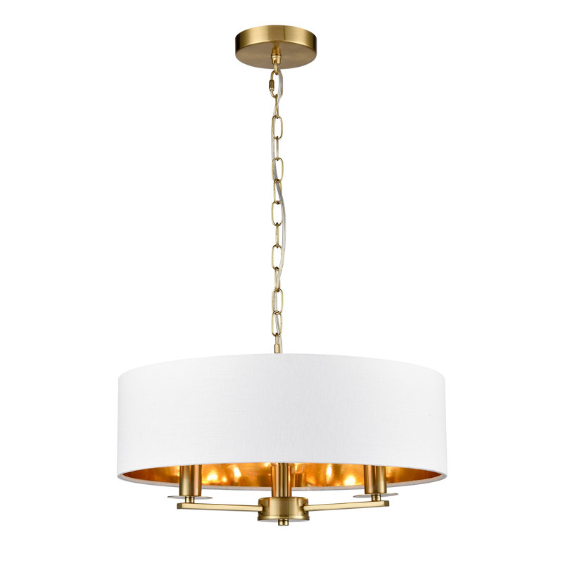 Sonovia - Light Drum Pendant, 13.2cm H x 18cm W x 18cm D, Brass
