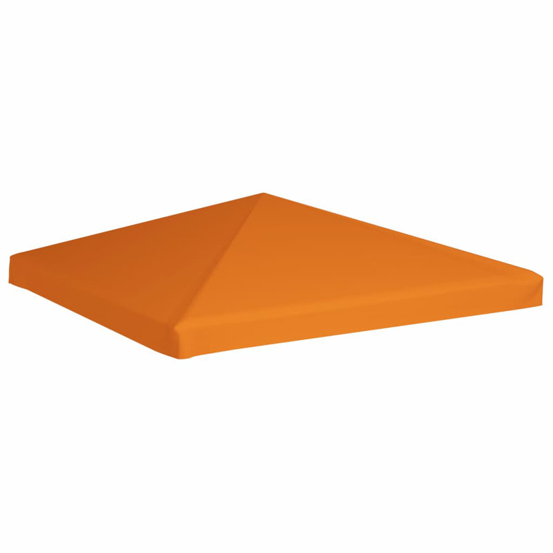 Auvent de remplacement en tissu gris pour pavillon de jardin, Orange