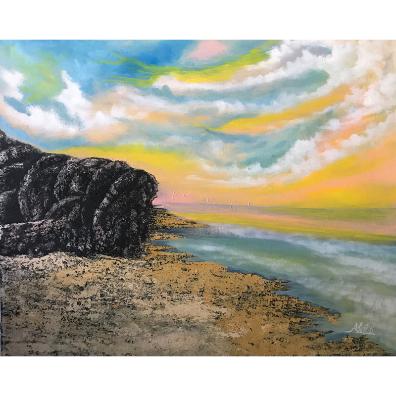 Au repos par Alicia Lopez, H 25,25 po x l 31,25 po x P 0,875 po