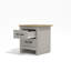 Limestone 2 Drawer Bedside Table-1613575050