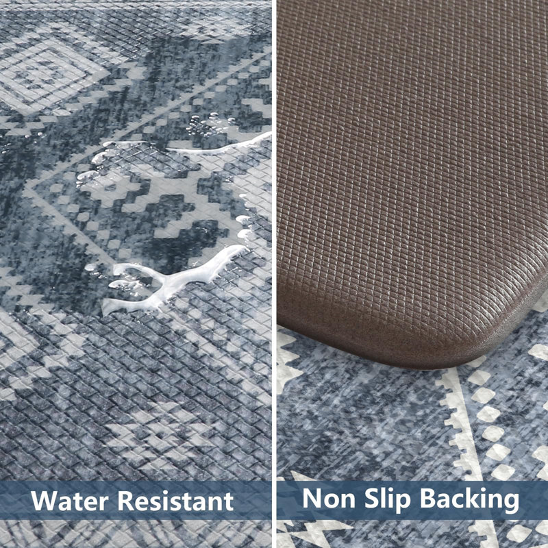 Ensemble de 2 tapis de sol ergonomiques et imperméables