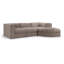 Tissu 4 pièces Demars Velvet Performance Canapé modulaire modulaire-33389825